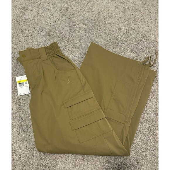 Nike Jordan Chicago Women’s Cargo Pants Brown Kelp - Picture 5 of 7